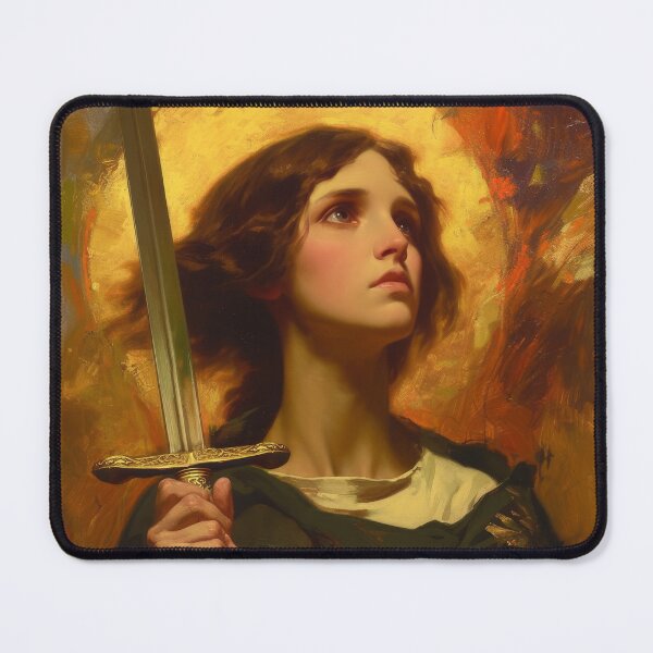 Item preview, Saint Joan of Arc Portrait designed and sold by SanctifiedSouls.