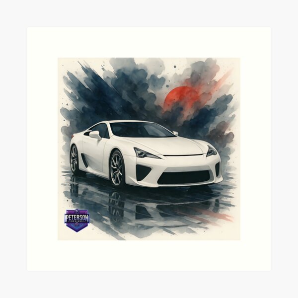 Item preview, 2012 Lexus LFA Fanart (White) designed and sold by Peterson Designs.