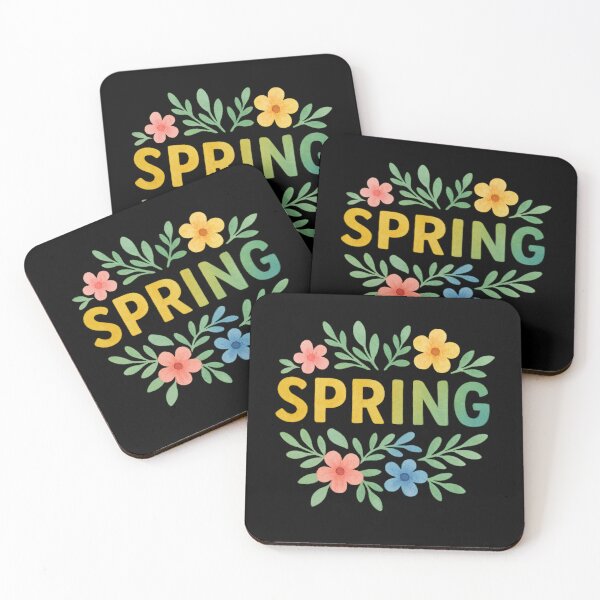 Item preview, Spring Bloom Watercolor Lettering designed and sold by Nightarcade.