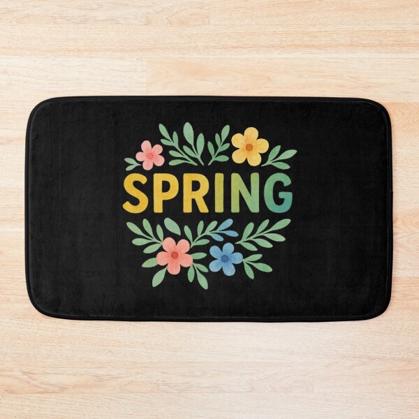 Item preview, Spring Bloom Watercolor Lettering designed and sold by Nightarcade.