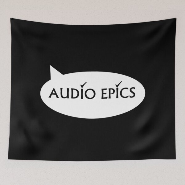 Item preview, Audio Epics White Logo designed and sold by AudioEpics.