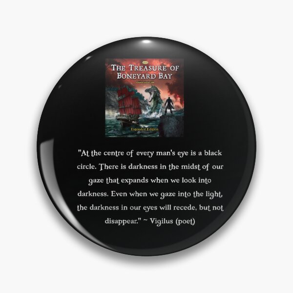 Item preview, Vigilus quote - The Treasure of Boneyard Bay - white text designed and sold by AudioEpics.