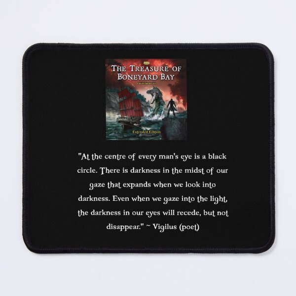 Item preview, Vigilus quote - The Treasure of Boneyard Bay - white text designed and sold by AudioEpics.