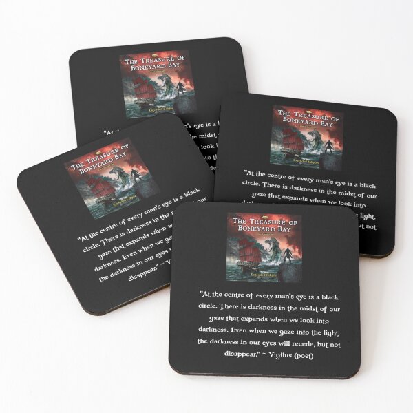 Item preview, Vigilus quote - The Treasure of Boneyard Bay - white text designed and sold by AudioEpics.