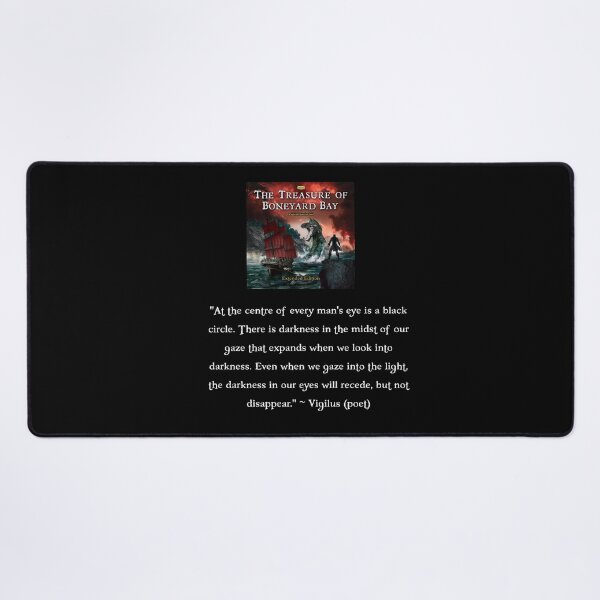 Item preview, Vigilus quote - The Treasure of Boneyard Bay - white text designed and sold by AudioEpics.