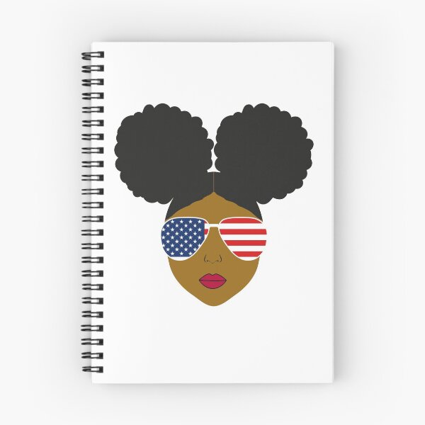Item preview, 4th of July Afro Puffs USA American Flag designed and sold by blackartmatters.