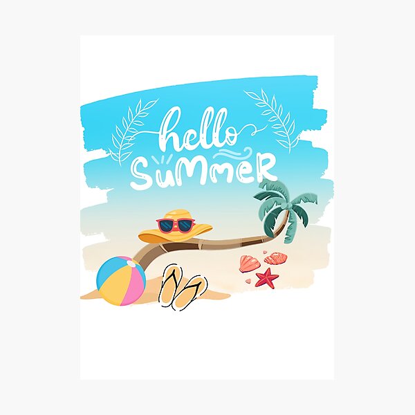 Item preview, Hello Summer – Tropical Sunshine Aesthetic designed and sold by TwoMdesign.