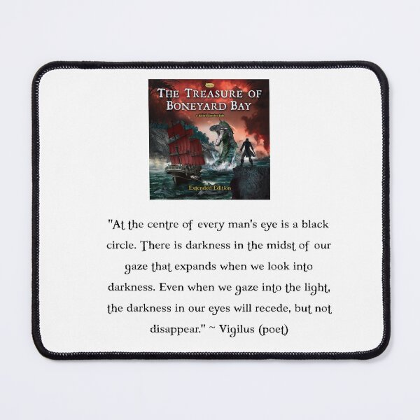 Item preview, Quote Vigilus - The Treasure of Boneyard Bay - black text designed and sold by AudioEpics.