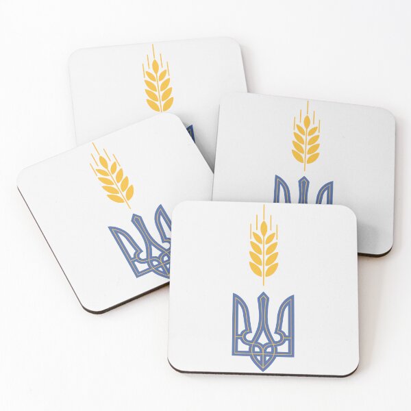 Artikelvorschau, Ukraine Dreizack Weizen Symbol Ukrainisches Erbe entworfen und verkauft von cabana.space.