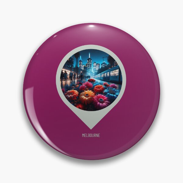 Item preview, Melbourne City in 80s Retro Style – Vintage AI Photo Design for Urban Fashion, Travel Lovers & Nostalgic City Aesthetics designed and sold by knalpot-design.