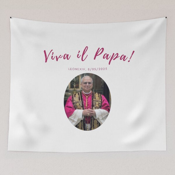 Item preview, Pope Leo XIV Papa Leone XIV Robert Francis Prevost designed and sold by AMDG Line.