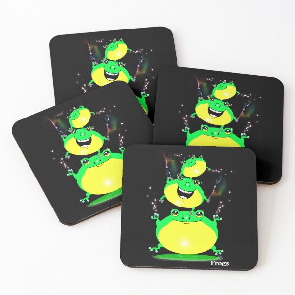 Item preview, Cute and happy frogs  designed and sold by Shirley cute art .