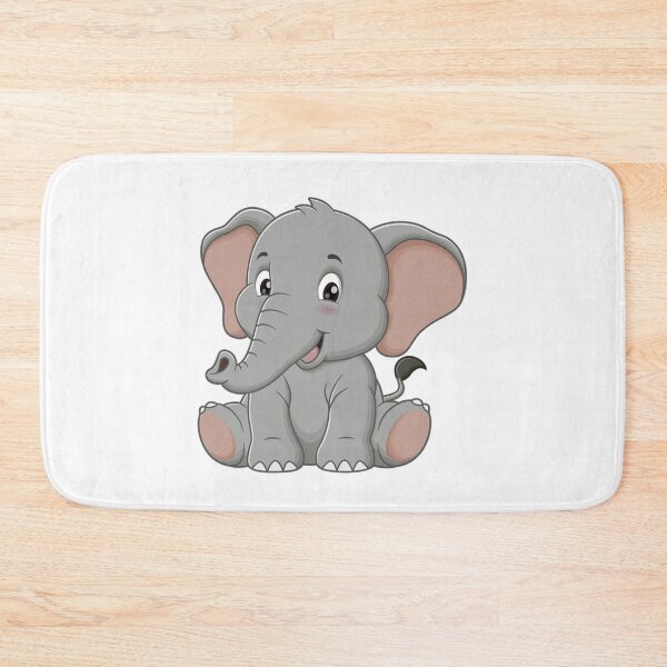 Item preview, Cute Grey Baby Elephant Design designed and sold by WildPetal.