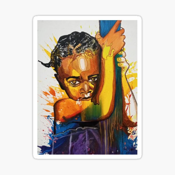 Item preview, Beautiful black child designed and sold by ArtistrySky.