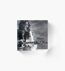 Demi Lovato "Warrior" Acrylic Block