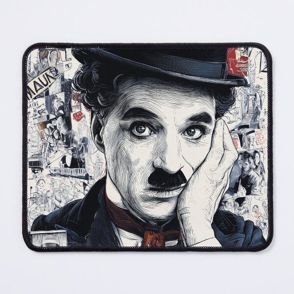 Item preview, Charlie Chaplin Vintage Collage Art designed and sold by djovan.