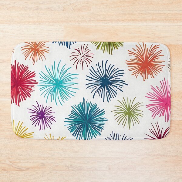 Item preview, Colorful Fireworks Watercolor Pattern – Seamless Digital Design  designed and sold by Dino-Lune.