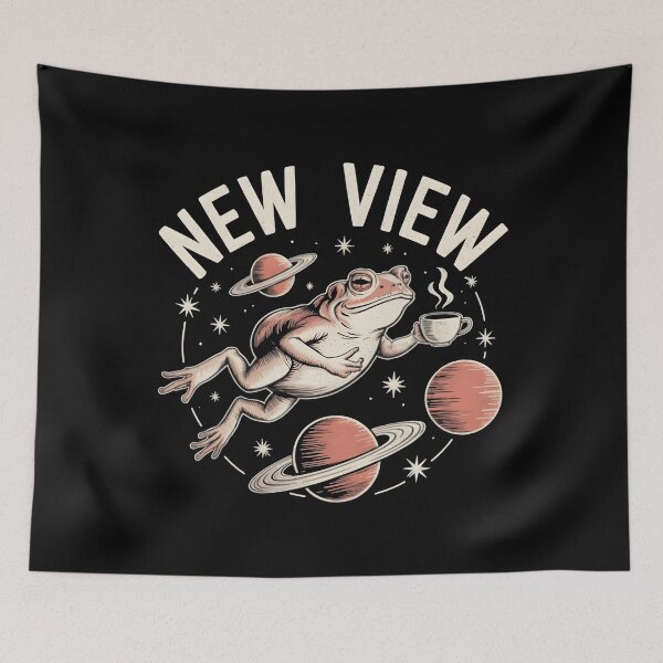 Item preview, Galactic Frog Trip – New Perspective designed and sold by Dakson Design - Fantasy Art.