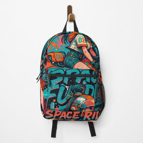 Item preview, Space Rider 02: Neon Futuristic Racer designed and sold by Thaivi Design.