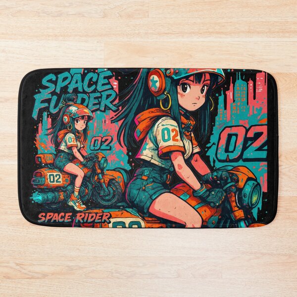 Item preview, Space Rider 02: Neon Futuristic Racer designed and sold by Thaivi Design.