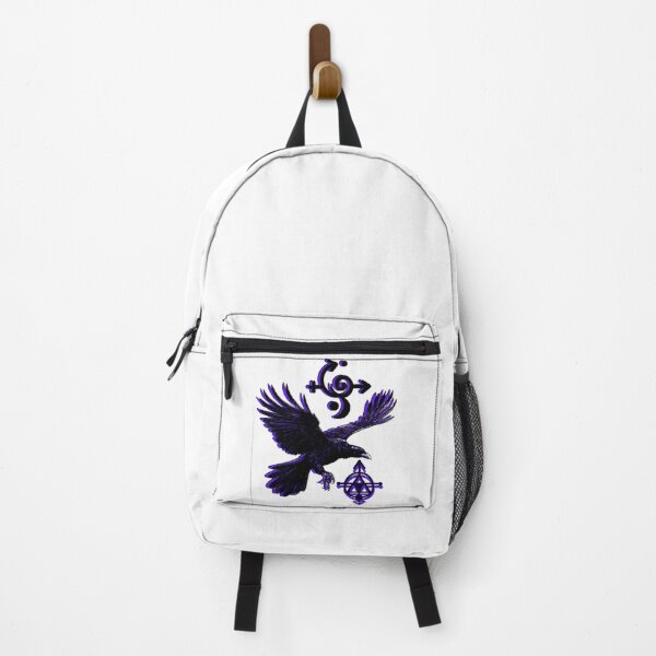 Item preview, Mystic Raven & Alchemy Symbols – Occult Flight Aesthetic in Purple and Black designed and sold by JXJ1-.