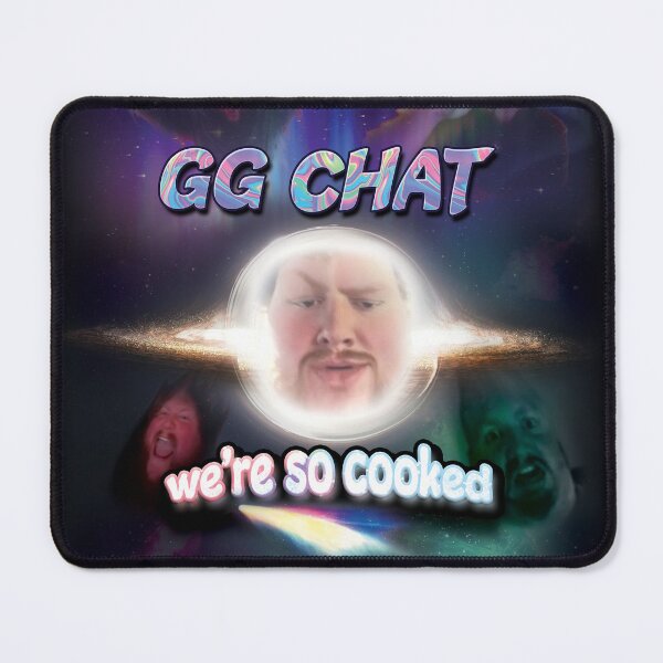 Item preview, Caseoh GG Chat We are SO Cooked Blackhole Galaxy Vibes designed and sold by Kateydraws.