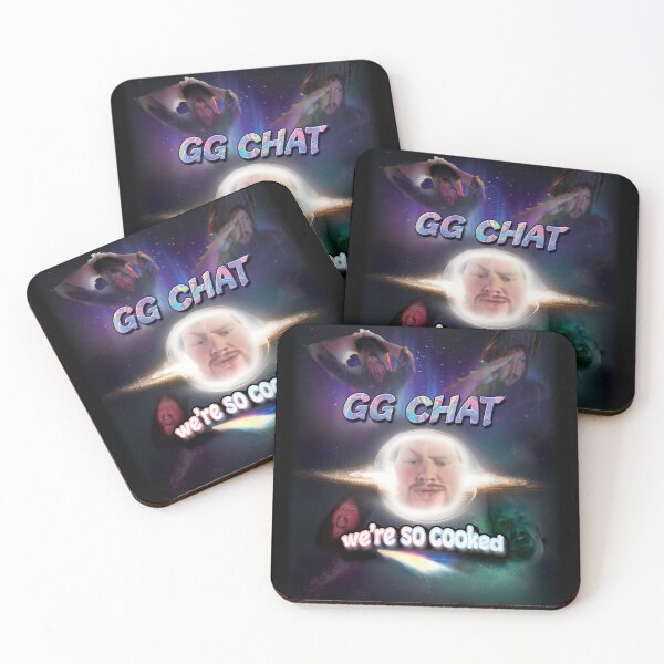 Item preview, Caseoh GG Chat We are SO Cooked Blackhole Galaxy Vibes designed and sold by Kateydraws.