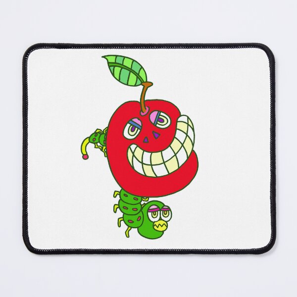 Item preview, Poisoned Apple and Caterpillar designed and sold by AkiCreatures.