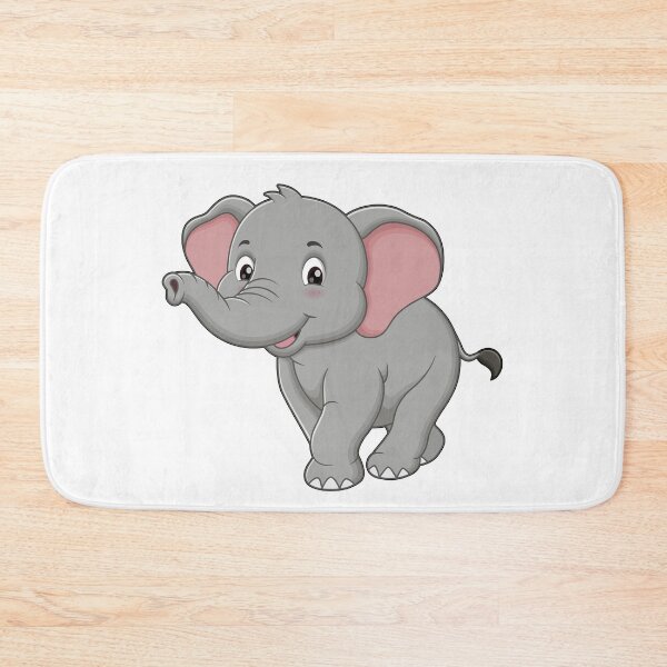 Item preview, Cute Grey Baby Elephant Design designed and sold by WildPetal.
