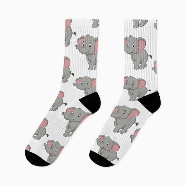 Item preview, Cute Grey Baby Elephant Design designed and sold by WildPetal.