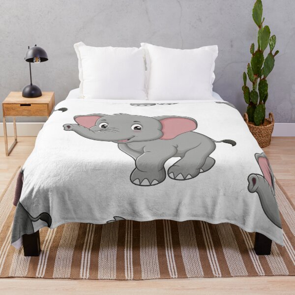 Item preview, Cute Grey Baby Elephant Design designed and sold by WildPetal.