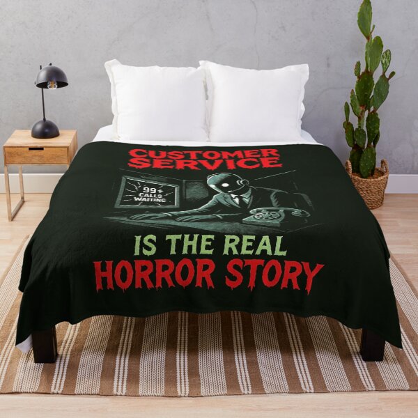 Item preview, Customer Service: The Real Horror Story – Funny Dark Work Humor Design designed and sold by Victor Shadehorn.