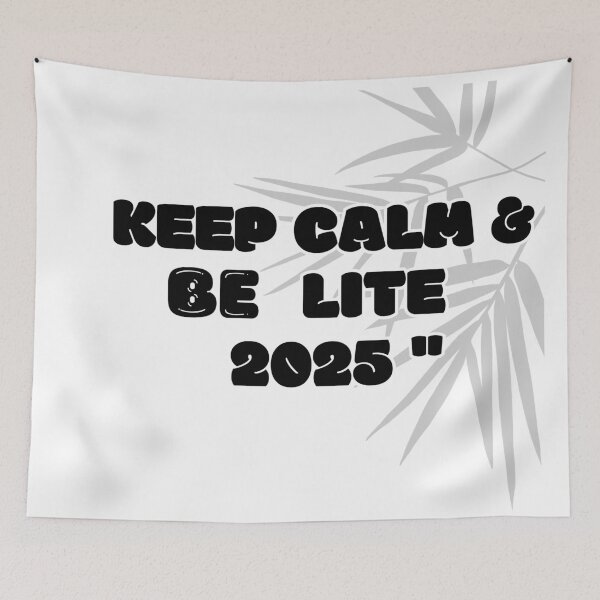 Item preview, Keep Calm and Be Lite – Gentle Boho Quote Art designed and sold by Pamthedesigner.