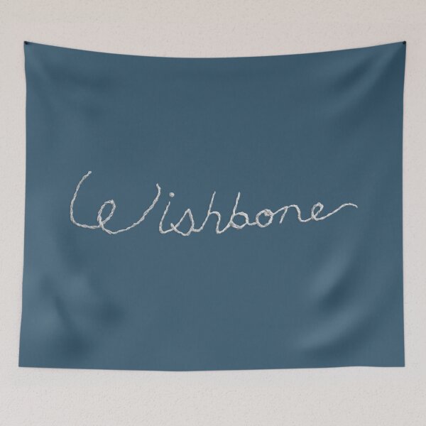 Item preview, wishbone embroidery graphic designed and sold by brighter days inc..