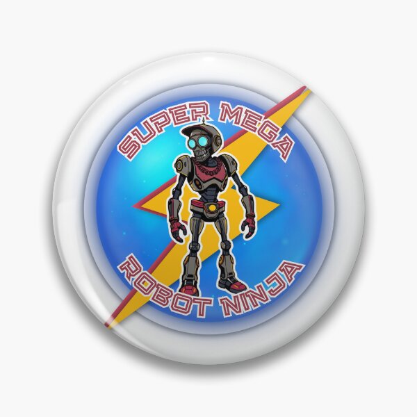Item preview, Super Mega Robot Ninja – Retro Futuristic Hero designed and sold by UNK-Fatigues.