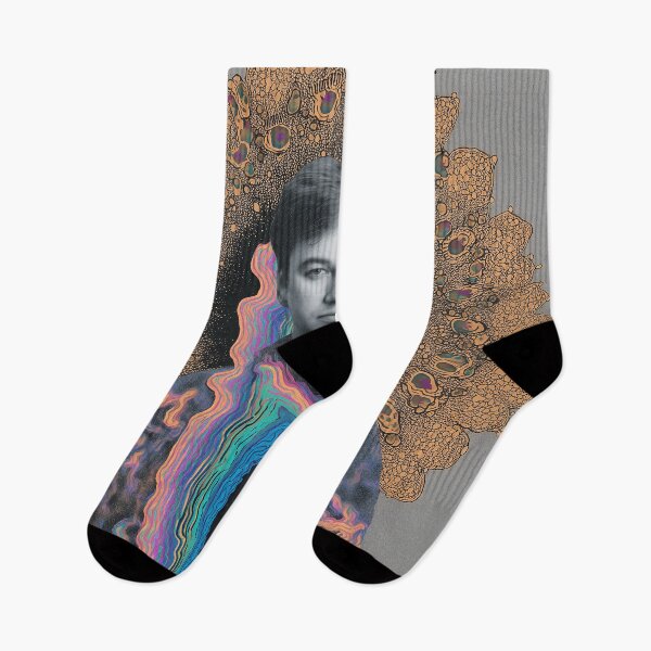 Item preview, Bill Hicks Surreal Psychedelic Aura Spiritual Poster designed and sold by Mystikos Art.