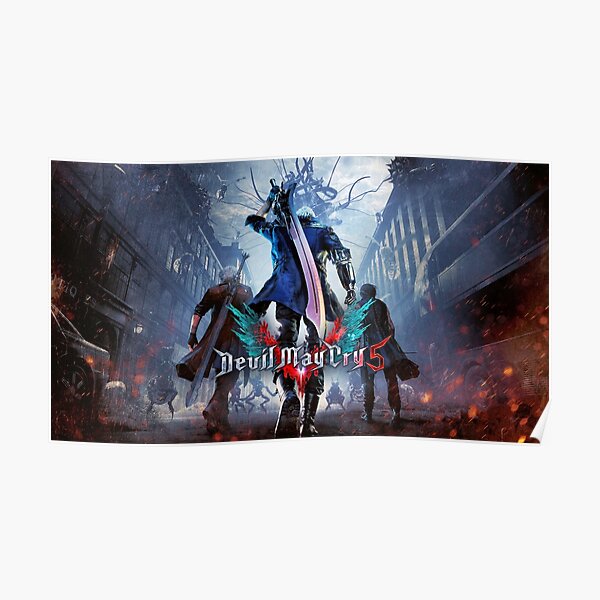 Devil May Cry 5 diseños Póster