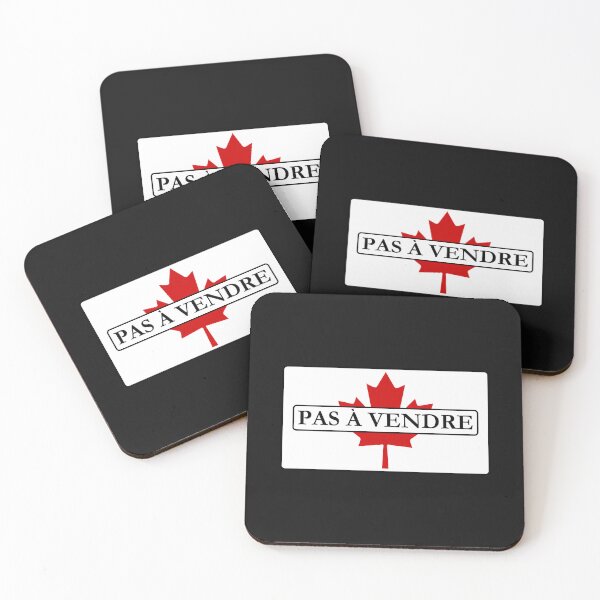 Aperçu de l'œuvre Canada Pas à Vendre (style 2 français) Canada Not For Sale créée et vendue par fetch-it-studio.