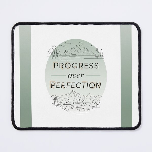 Item preview, Progress Over Perfection designed and sold by TylerandTyler.