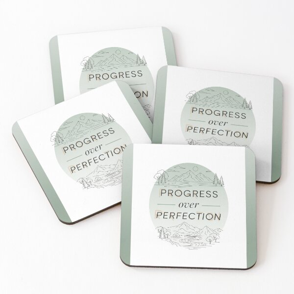 Item preview, Progress Over Perfection designed and sold by TylerandTyler.