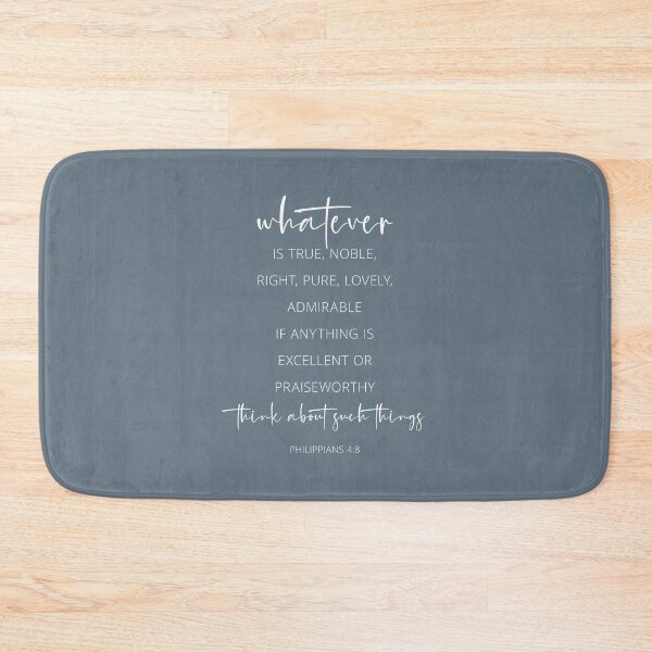 Item preview, Whatever is true, noble, right, pure, lovely, admirable, Philippians 4:8 designed and sold by ArtfulZuzu.