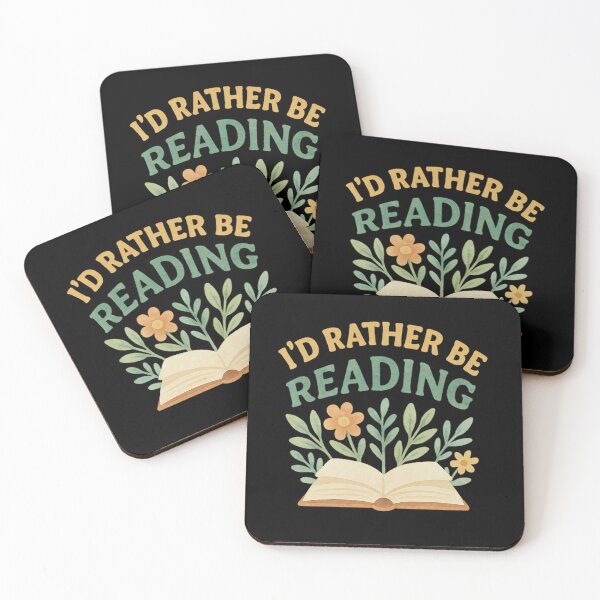 Item preview, Watercolor Book Lover Quote designed and sold by Nightarcade.