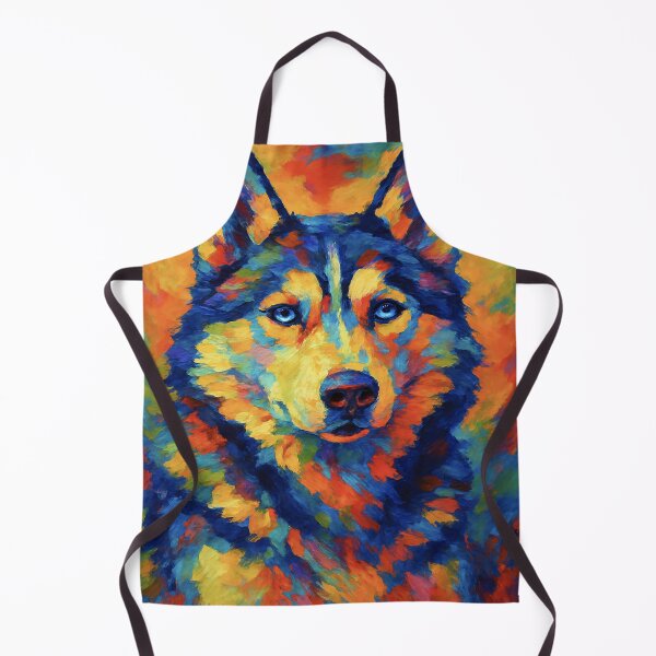 Item preview, Bright Bold Fauvist Husky Painting designed and sold by alw951.