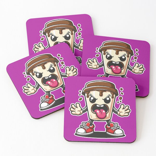 Item preview, Angry retro coffee designed and sold by MerlinWear.
