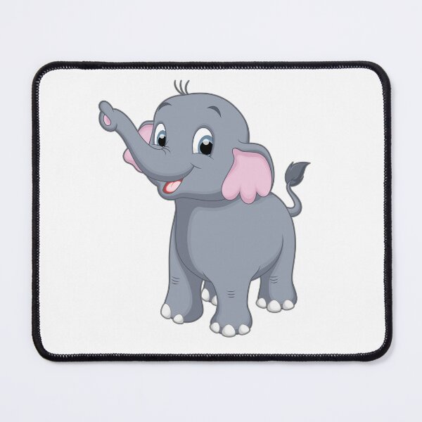 Item preview, Cute Grey Baby Elephant Design designed and sold by WildPetal.