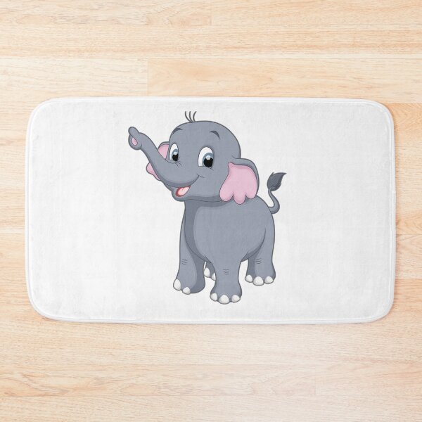 Item preview, Cute Grey Baby Elephant Design designed and sold by WildPetal.