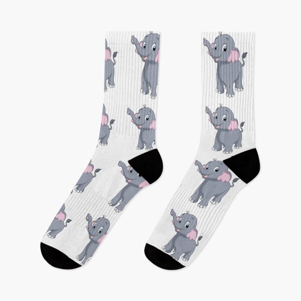 Item preview, Cute Grey Baby Elephant Design designed and sold by WildPetal.