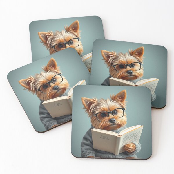 Item preview, The Studious Yorkie designed and sold by DDsTreasuresWV.