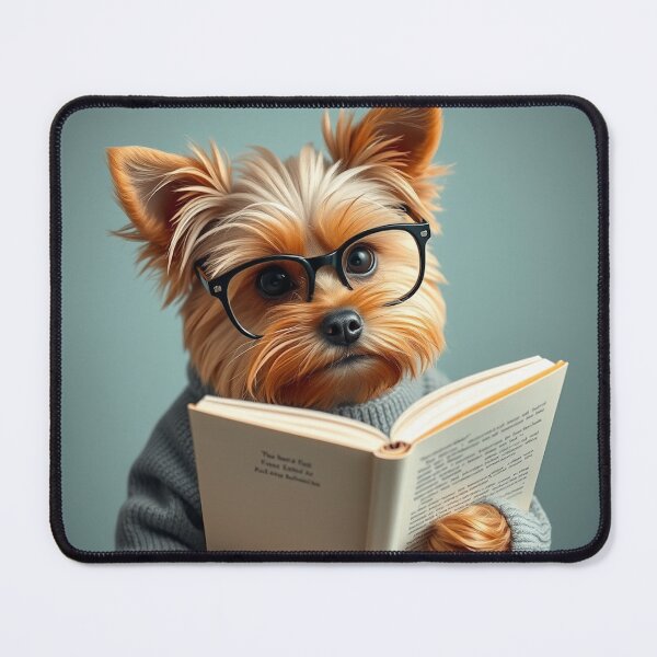 Item preview, The Studious Yorkie designed and sold by DDsTreasuresWV.