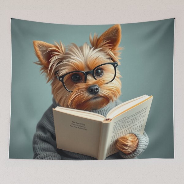 Item preview, The Studious Yorkie designed and sold by DDsTreasuresWV.